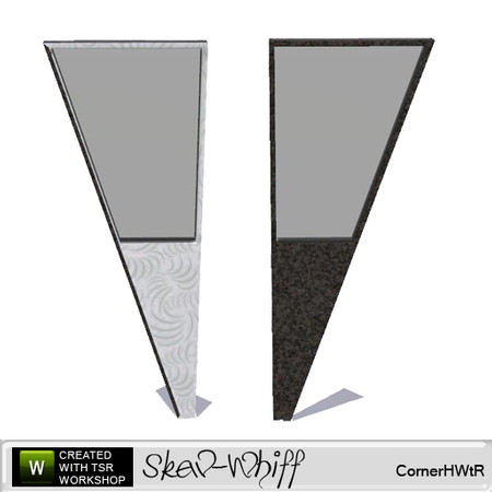 Sims 3 — Skew-Whiff - Corner HalfWindowTopRight by BuffSumm — Created by BuffyASummer (BuffSum) @ TSR Part of the