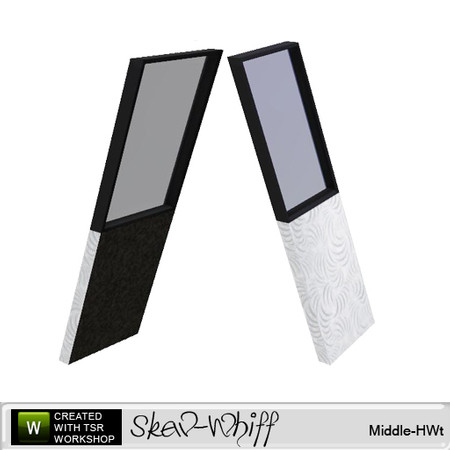 Sims 3 — Skew-Whiff - Middle HalfWindowTop by BuffSumm — Created by BuffyASummer (BuffSum) @ TSR Part of the Skew-Whiff