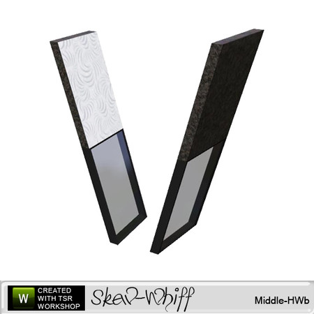 Sims 3 — Skew-Whiff - Middle HalfWindowBottom by BuffSumm — Created by BuffyASummer (BuffSum) @ TSR Part of the