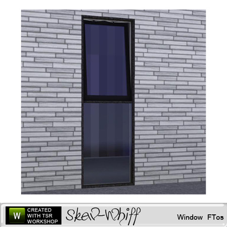Sims 3 — Skew-Whiff - Window FullTiledOpenSmall by BuffSumm — Created by BuffyASummer (BuffSum) @ TSR Part of the