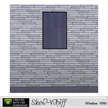 Sims 3 — Skew-Whiff - Window HalfWindowTop by BuffSumm — Created by BuffyASummer (BuffSum) @ TSR Part of the Skew-Whiff