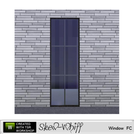 Sims 3 — Skew-Whiff - Window FullCross by BuffSumm — Created by BuffyASummer (BuffSum) @ TSR Part of the Skew-Whiff Build