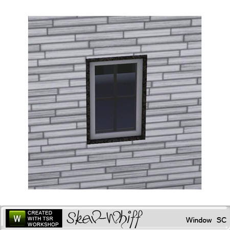 Sims 3 — Skew-Whiff - Window SmallCross by BuffSumm — Created by BuffyASummer (BuffSum) @ TSR Part of the Skew-Whiff