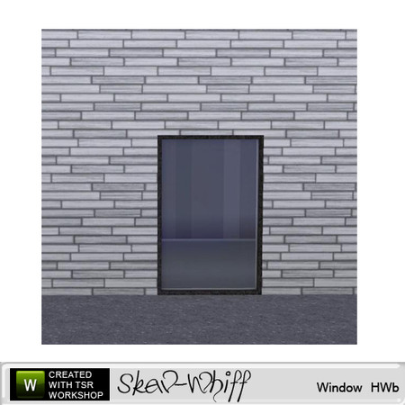 Sims 3 — Skew-Whiff - Window HalfWindowBottom by BuffSumm — Created by BuffyASummer (BuffSum) @ TSR Part of the