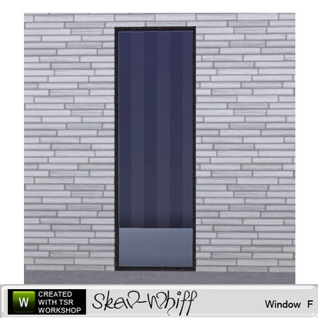 Sims 3 — Skew-Whiff - Window Fullsize by BuffSumm — Created by BuffyASummer (BuffSum) @ TSR Part of the Skew-Whiff Build