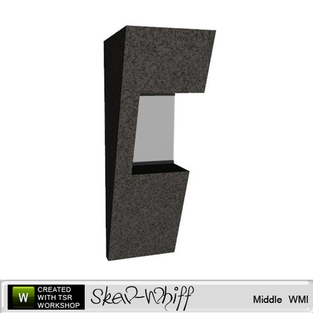 Sims 3 — Skew-Whiff - Middle Straight left by BuffSumm — Created by BuffyASummer (BuffSum) @ TSR Part of the Skew-Whiff