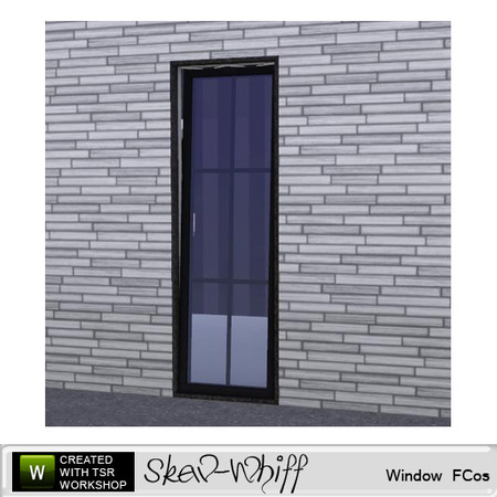 Sims 3 — Skew-Whiff - Window FullCrossOpenS by BuffSumm — Created by BuffyASummer (BuffSum) @ TSR Part of the Skew-Whiff