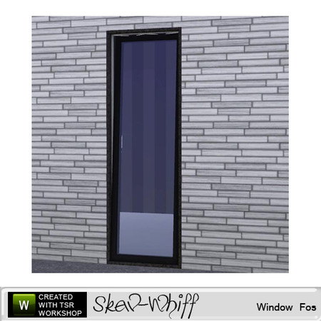 Sims 3 — Skew-Whiff - Window FullOpenS by BuffSumm — Created by BuffyASummer (BuffSum) @ TSR Part of the Skew-Whiff Build