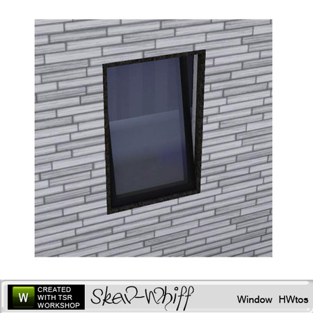 Sims 3 — Skew-Whiff - Window HalfTopOpenS by BuffSumm — Created by BuffyASummer (BuffSum) @ TSR Part of the Skew-Whiff