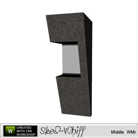Sims 3 — Skew-Whiff - Middle Straight Right by BuffSumm — Created by BuffyASummer (BuffSum) @ TSR Part of the Skew-Whiff
