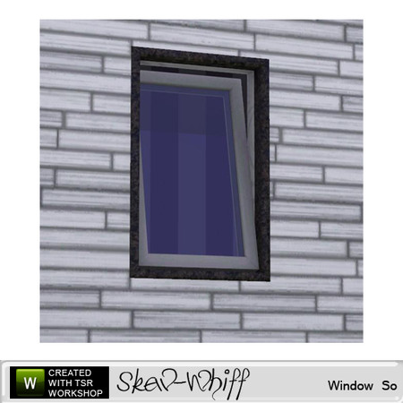 Sims 3 — Skew-Whiff - Window SmallO by BuffSumm — Created by BuffyASummer (BuffSum) @ TSR Part of the Skew-Whiff Build