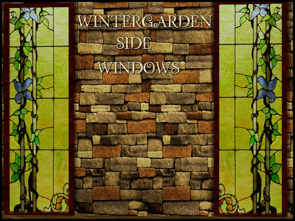 Sims 3 — WINTERGARDEN WINDOW SIDE by abuk0 — WINTERGARDEN WINDOW SIDE by abuk0