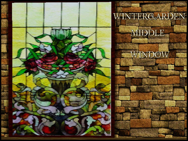 Sims 3 — WINTERGARDEN WINDOW MIDDLE by abuk0 — WINTERGARDEN WINDOW MIDDLE by abuk0