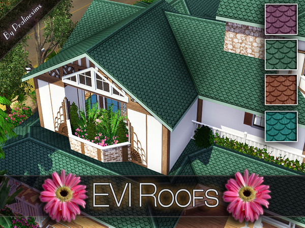 Sims 3 — EVI Roofs by Pralinesims — By Pralinesims