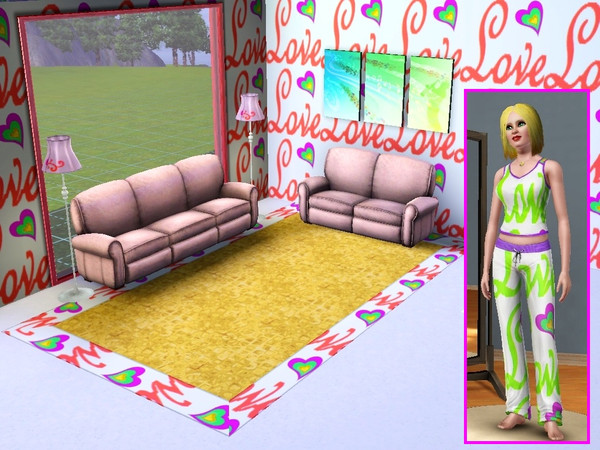 Sims 3 — Love pattern by torija07092 — Love pattern