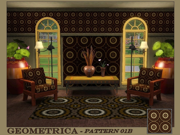 Sims 3 — Geometrica-Pattern 01B by allison731 — by allison731-This pattern is part of the Geometrica set.Pattern has 3