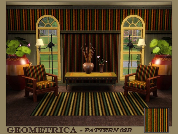 Sims 3 — Geometrica-Pattern 02B by allison731 — by allison731-This pattern is part of the Geometrica set.Pattern has 3