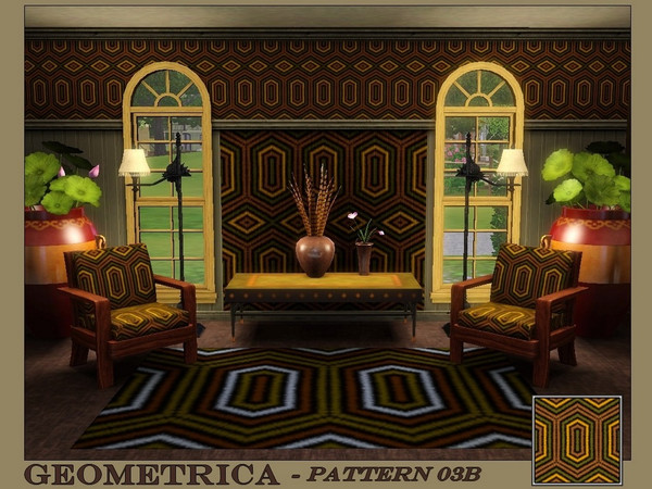 Sims 3 — Geometrica-Pattern 03B by allison731 — by allison731-This pattern is part of the Geometrica set.Pattern has 3