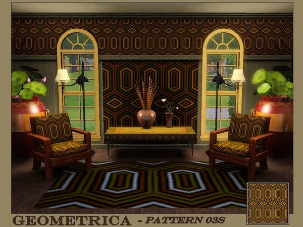 Sims 3 — Geometrica-Pattern 03S by allison731 — by allison731-This pattern is part of the Geometrica set.Smaller version