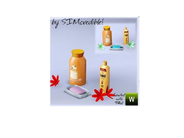 Sims 3 — Jacques Soap and Shampoo by SIMcredible! — by SIMcredibledesigns.com available at TSR