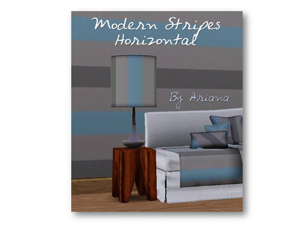 Sims 3 — Modern Stripe Horizontal by Ariana31Player — Themed geometric stripes