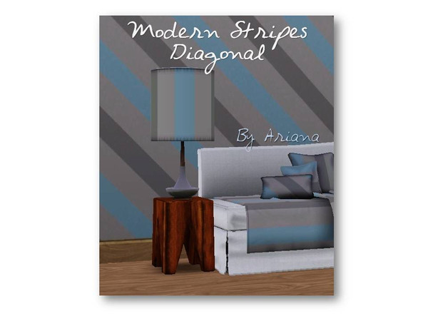 Sims 3 — Modern Stripe Diagonal by Ariana31Player — Themed geometric stripes
