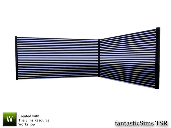 Sims 3 — Modern Designs Horizontal Tall Wall by fantasticSims — Modern Designs Horizontal Tall Wall TSRAA