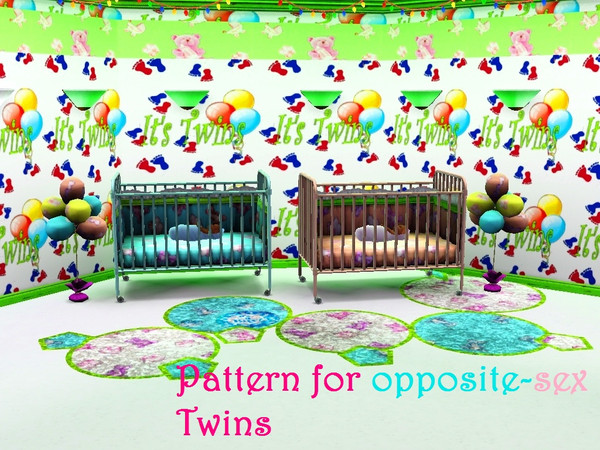 Sims 3 — Baby Twins by torija07092 — Pattern for your cute newborn twins ( opposite sex; baby girl and baby boy)