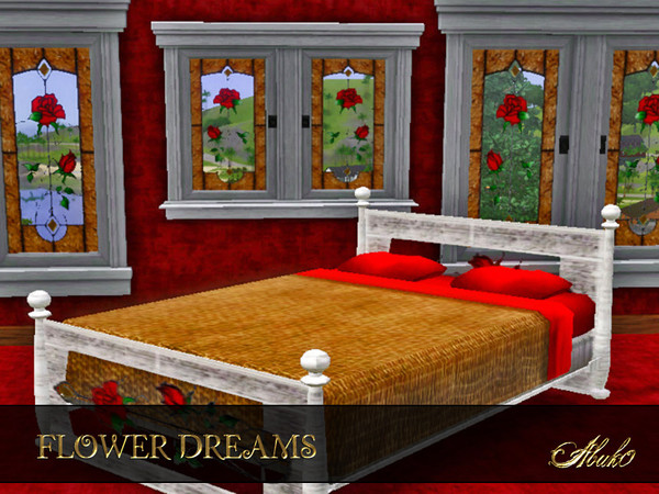 Sims 3 — FLOWER DREAMS by abuk0 — sleep like cinderella or sleeping beauty under dreams of