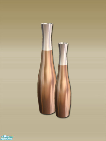 Sims 2 — Modern Hall Slim Vases - Mesh by Shakeshaft — A Hallway Set to create a modern style first impression when