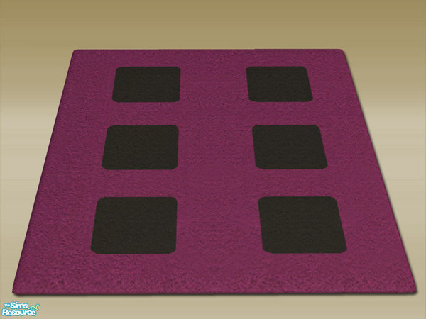 Sims 2 — Modern Hall Rug - Mesh by Shakeshaft — A Hallway Set to create a modern style first impression when entering the