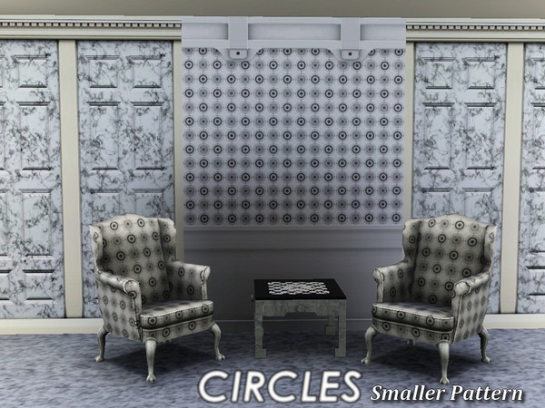 Sims 3 — Circles-Smaller by allison731 — By allison731 This pattern is part of the Circles set. Pattern with smaller