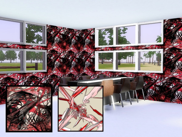 Sims 3 — Abstract 2 by danioontje2 — For all your modern simmmies, they will absolutely love the modern pattern on their