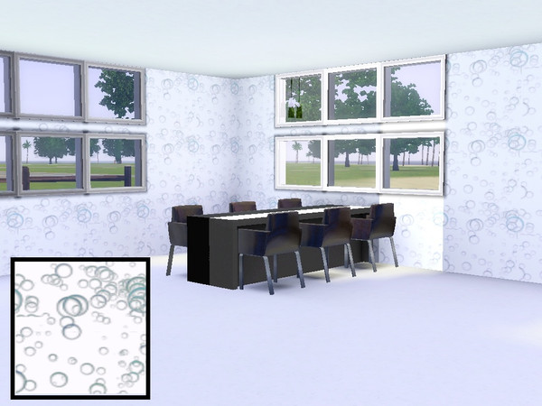 Sims 3 — Bubbles 1 by danioontje2 — For all your modern simmmies, they will absolutely love the modern pattern on their