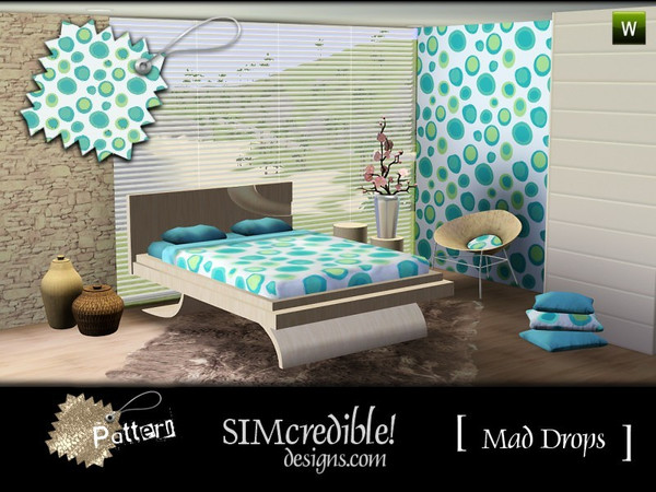 Sims 3 — Mad Drops Pattern by SIMcredible! — by SIMcredibledesigns.com