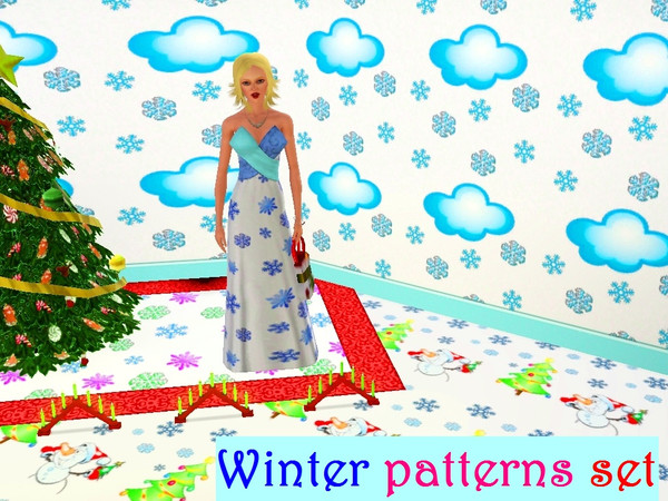 Sims 3 — Winter Patterns set by torija07092 — Winter is here :)
