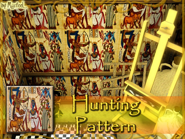 Sims 3 — Hunting Pattern by murfeel — The great hunt. Must be hard shooting all of those fluttering birds, especially