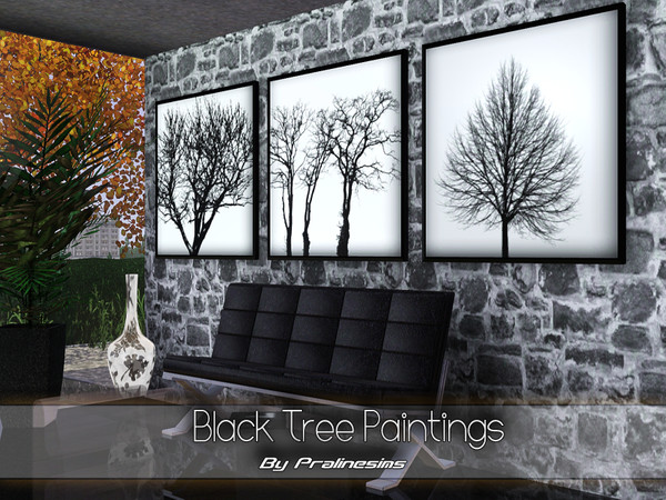 Sims 3 — Black Trees by Pralinesims — By Pralinesims