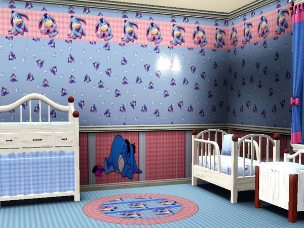 Sims 3 — Eeyore Theme by Rennara — Thanks so much to Gabi0pal who sent me these three funtastic items for Eeyore's Theme.