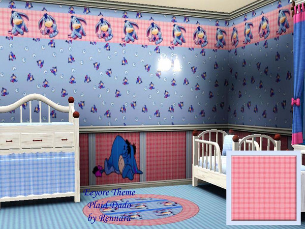 Sims 3 — PlaidBevDado by Rennara — Thanks so much to GAbi0pal who sent me these three funtastic items for this theme.