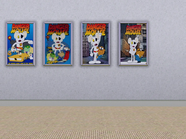 Sims 3 — Danger Mouse Collection by jmc22 — Poster collection of Danger Mouse, one of my favourite programs as a kid.