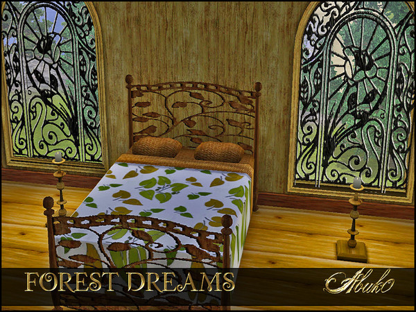 Sims 3 — FOREST DREAMS by abuk0 — dream in the forest like snow white........maybe its one of the dwarfs beds.......99