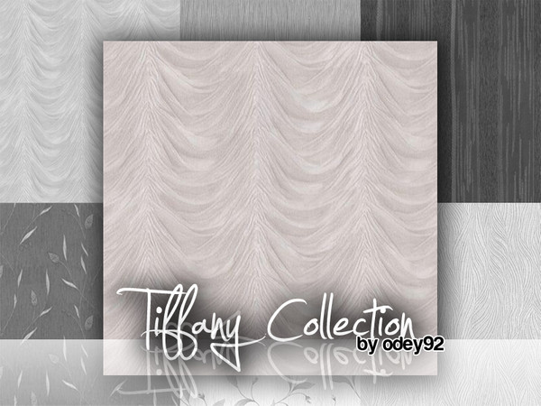 Sims 3 — Vittorio by Odey92 — An elegant drapped effect wallcovering which would add glamour to any setting. Lavishly