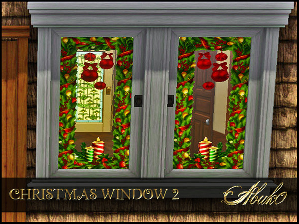 Sims 3 — CHRISTMAS WINDOW 2 by abuk0 — CHRISTMAS WINDOW 2 by abuk0