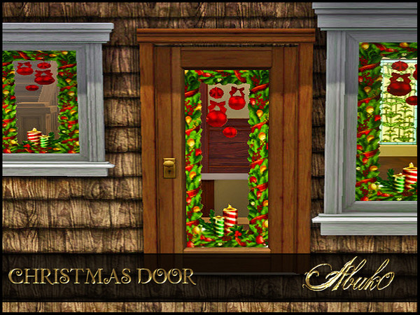 Sims 3 — CHRISTMAS DOOR  by abuk0 — CHRISTMAS DOOR by abuk0