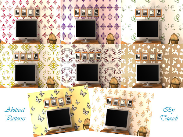 Sims 3 — AbstractPatterns by Taaadi — Awesome set of Abstract patterns! Hope you like it! Enjoy!