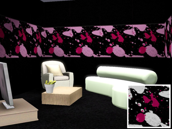 Sims 3 — Splash 2 by danioontje2 — If your simmies love to make a mess, while using paint, then this pattern is the best.