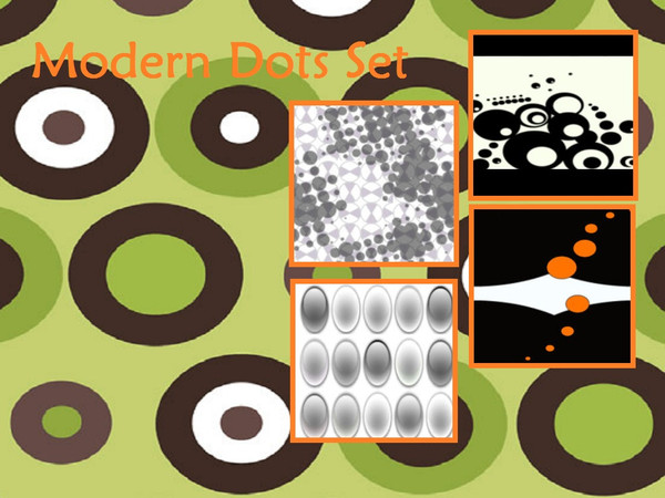 Sims 3 — Modern Dots set by danioontje2 — Did your sims always wanted some modern dots? Not the 50 feel you have with all