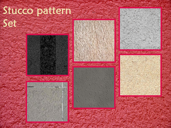 Sims 3 — Stucco pattern set by danioontje2 — This pattern looks great on walls and floors, but do whatever you like with