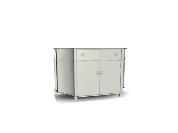 Sims 3 — Kitchen Sophie - Sideboard white by ShinoKCR — Sideboard white, on a counter, but its not made for connecting in